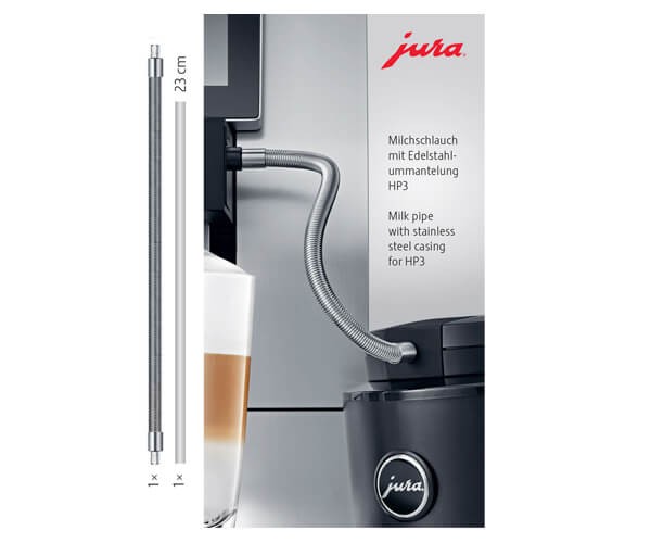 Wężyk do mleka z osłoną stalową JURA HP3