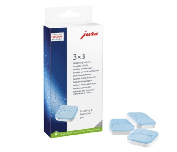 JURA Tabletki odkamieniające 3x3