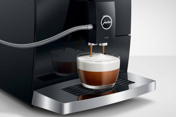 Ekspres do kawy JURA C9 Piano Black cappuccino