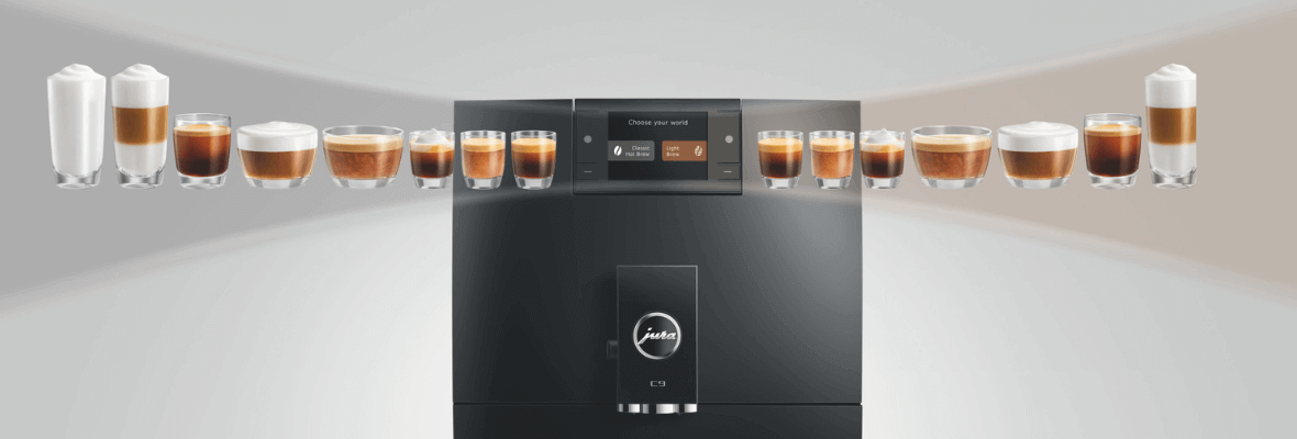 Ekspres do kawy jura c9 piano black napoje