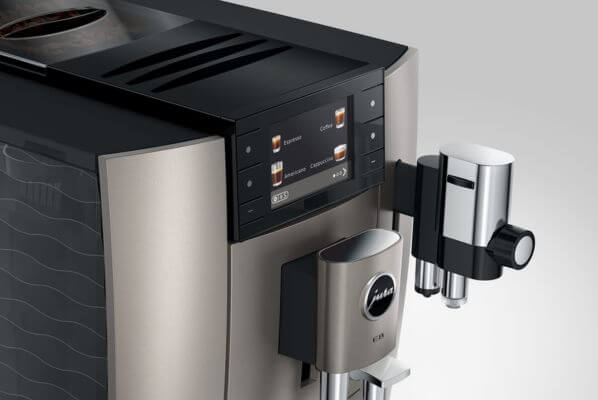 Ekspresdo kawy JURA E8 ED Midnight Silver ekran