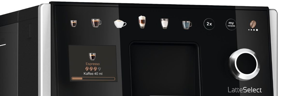 Ekspres Melitta Latte Select - panel